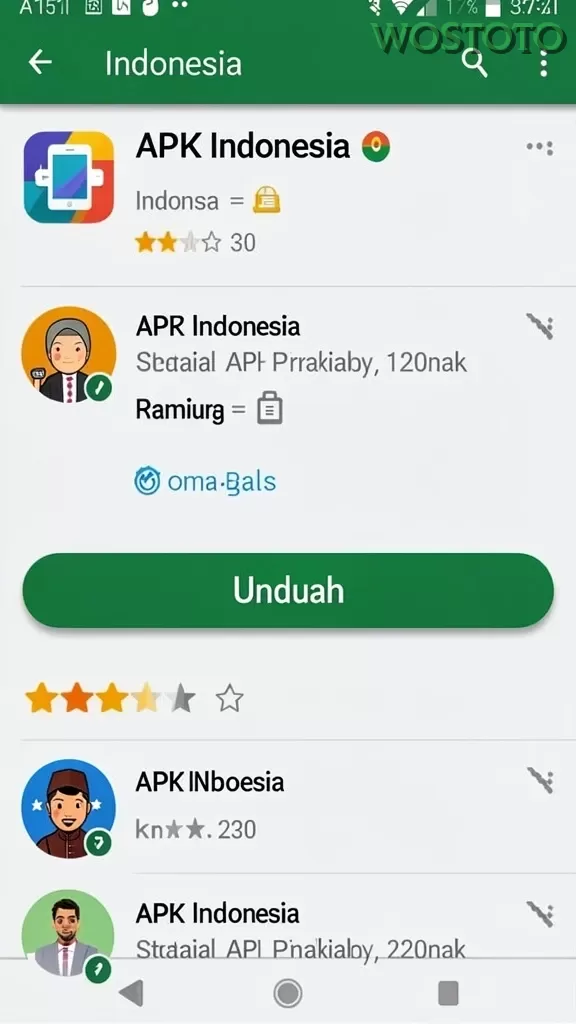 Cuplikan layar 8HHH — menu navigasi
