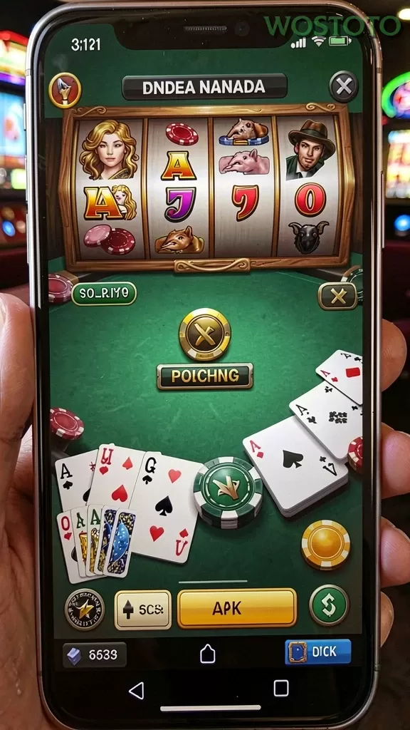 Cuplikan layar IYA777 — menu navigasi